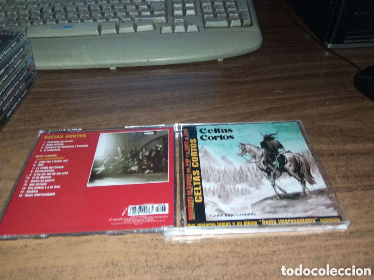 CDs de m&uacute;sica: CELTAS CORTOS - GENTE IMPRESENTABLE + 4 GRANDES EXITOS (2002) - Foto 1