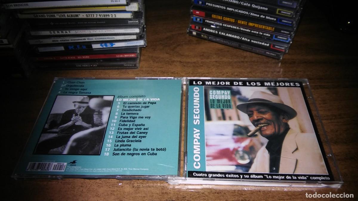 CDs de m&uacute;sica: COMPAY SEGUNDO - LO MEJOR DE LA VIDA + 4 GRANDES EXITOS (2002) - Foto 1