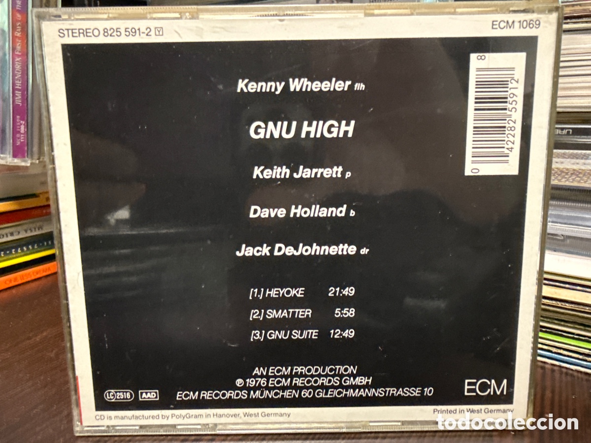 CDs de m&uacute;sica: Kenny Wheeler - Gnu High (CD) - Foto 2