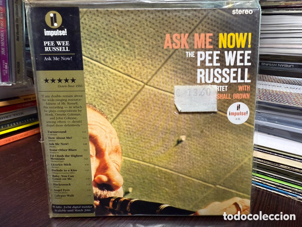 CDs de M&uacute;sica: Pee Wee Russell Quartet With Marshall Brown - Ask Me Now! (CD)