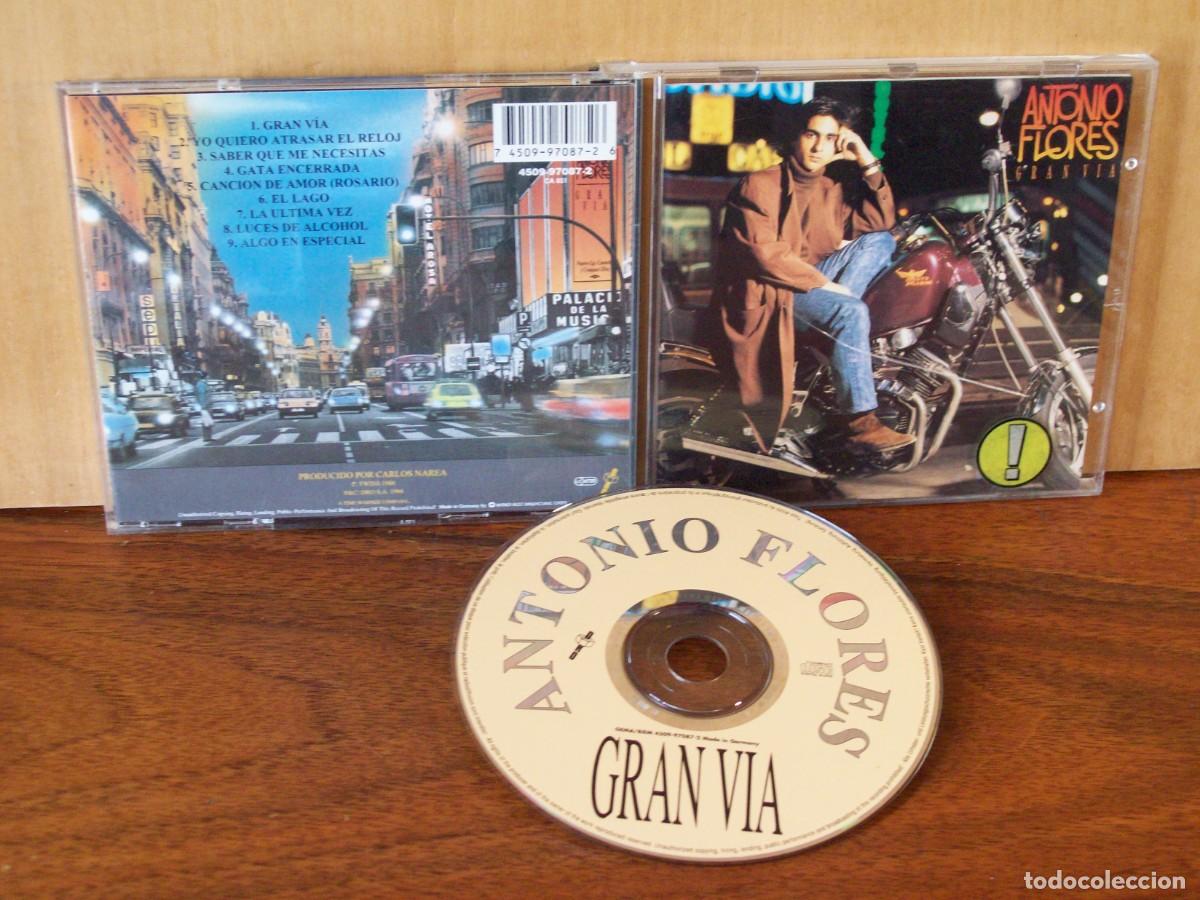 CDs de m&uacute;sica: ANTONIO FLORES - GRAN VIA - CD COMO NUEVO - Foto 1