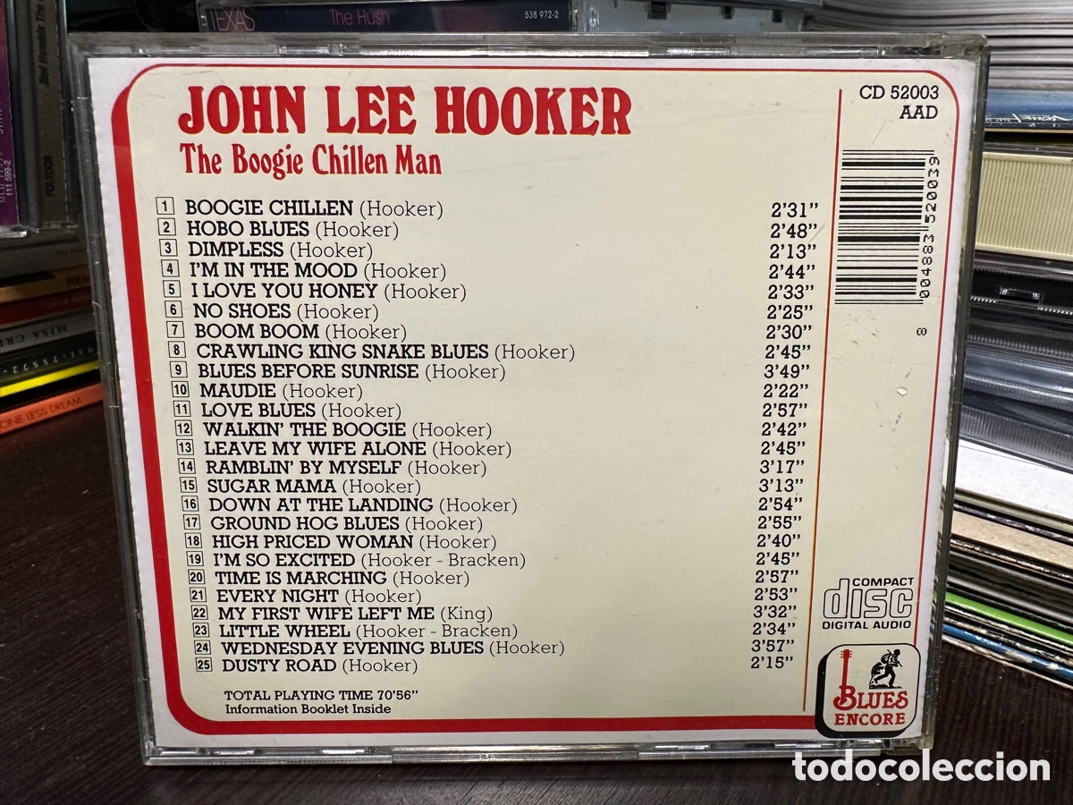 CDs de m&uacute;sica: John Lee Hooker - The Boogie Chillen Man (CD) - Foto 2