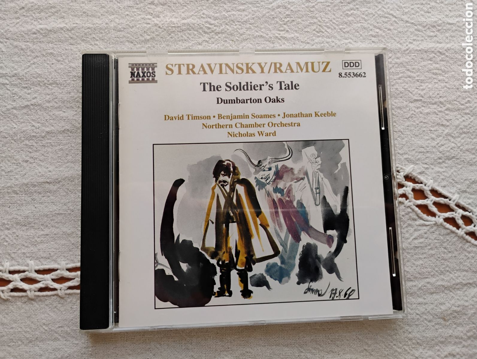 Musik-CDs: Stravinsky: Historia del soldado. Dumbarton Oaks. Nicholas Ward. Naxos