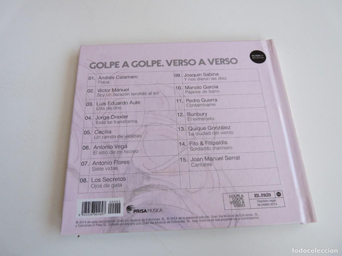 CDs de m&uacute;sica: CD Golpe a Golpe. Verso a Verso - Foto 2