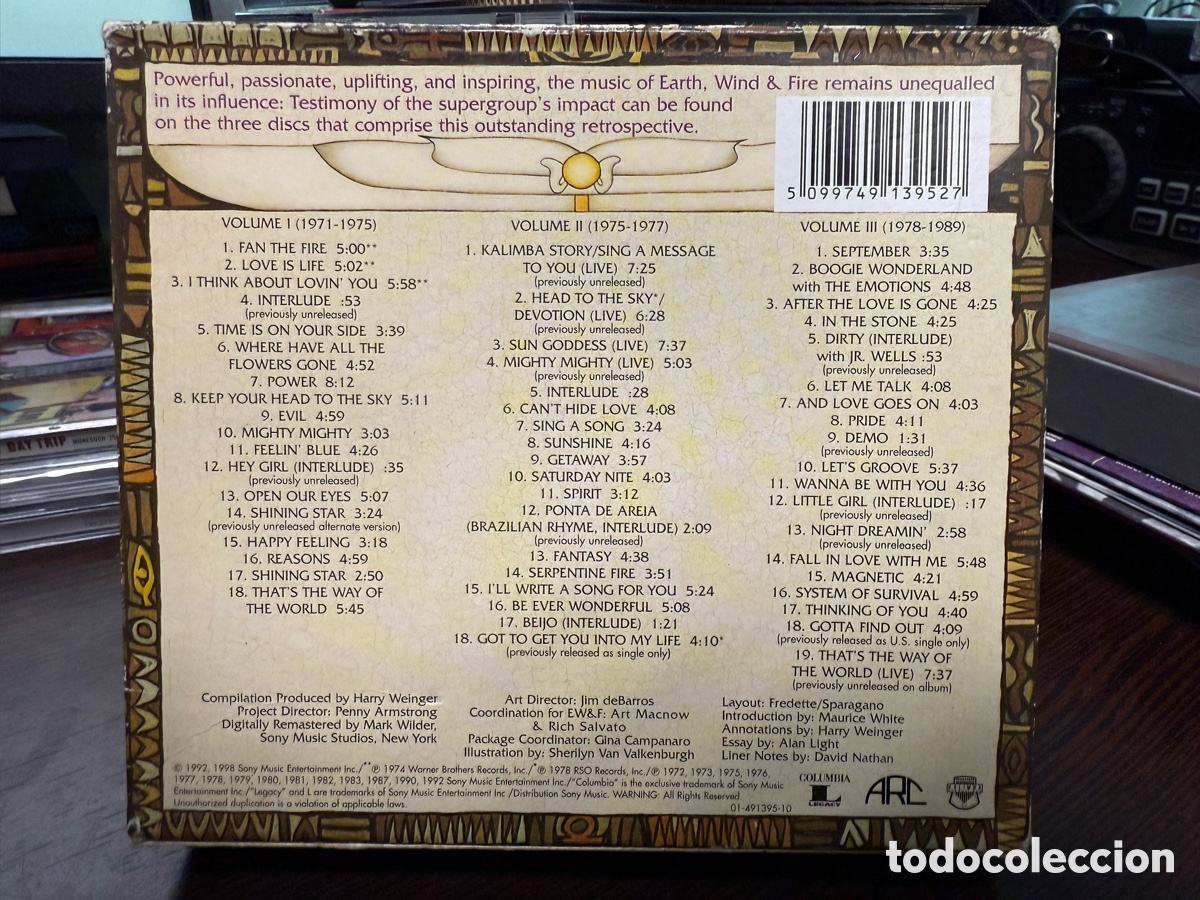 CDs de m&uacute;sica: Earth, Wind & Fire - The Eternal Dance (3xCD) - Foto 2