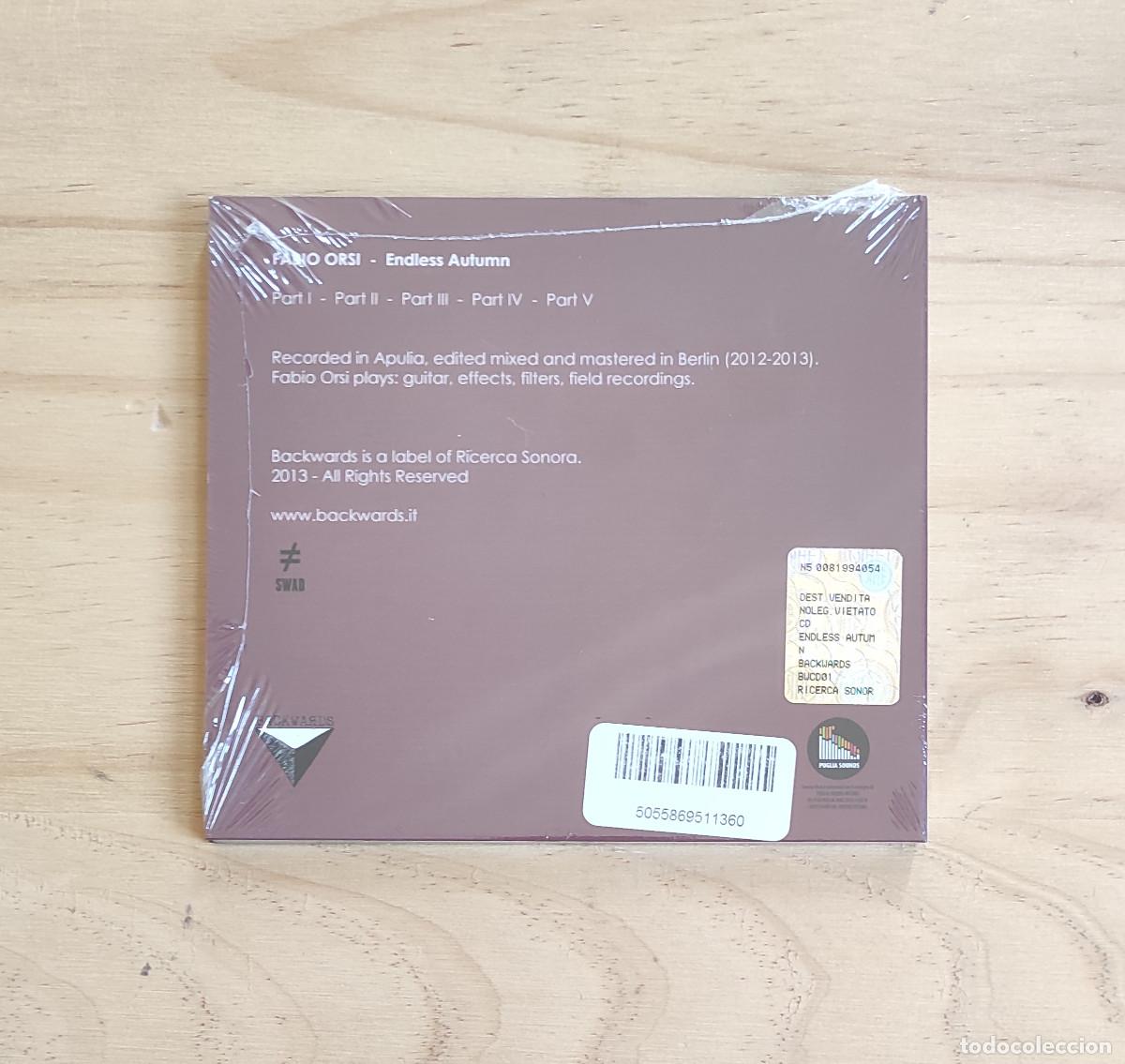 CDs de m&uacute;sica: Fabio Orsi - Endless Autumn (2013) CD Nuevo - Foto 2