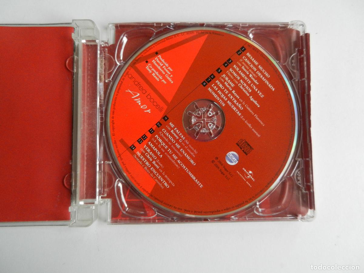 CDs de m&uacute;sica: ANDREA BOCELLI - AMOR - CD 2006 14 TEMAS - Foto 2