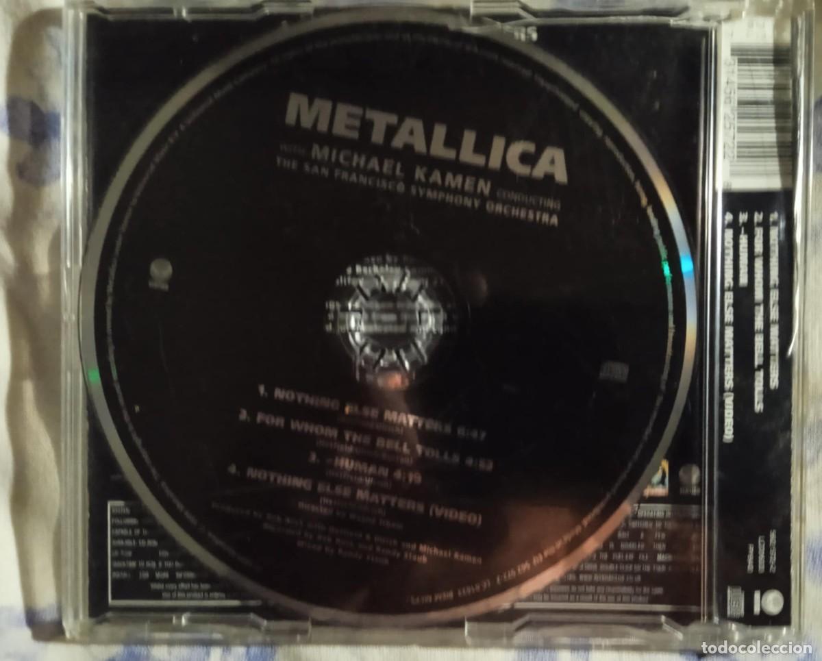 CDs de m&uacute;sica: METALLICA - NOTHING ELSE MATTERS - Foto 2