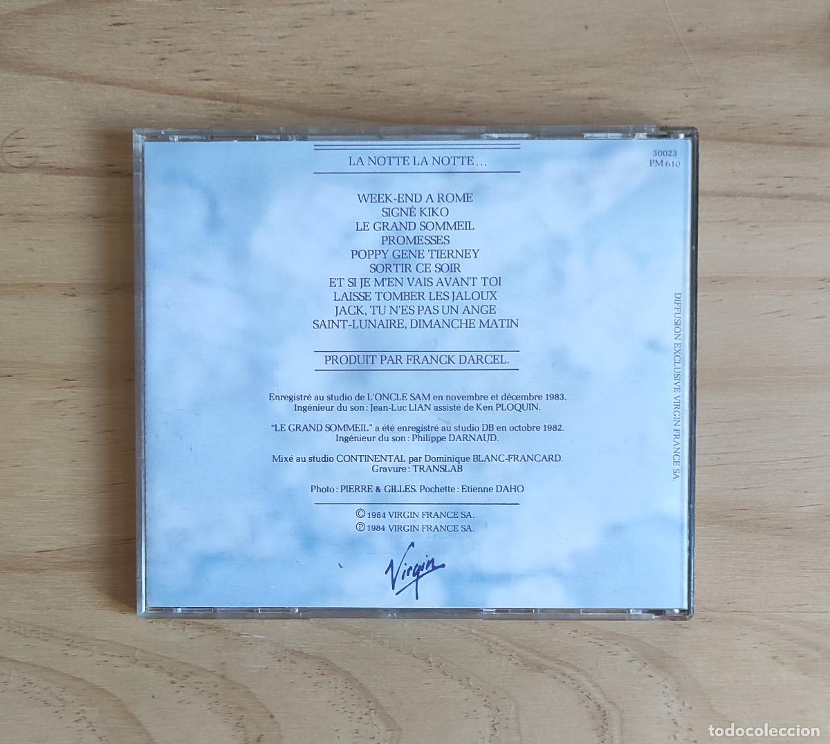 CDs de m&uacute;sica: Etienne Daho - La notte la notte (1984) CD - Foto 4