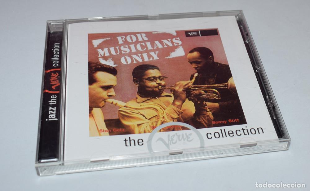 CDs de M&uacute;sica: DIZZIE GILLESPIE - STAN GETZ - SONNY STITT - FOR MUSICIANS ONLY -THE VERVE COLLECTION JAZZ -CD ALBUM