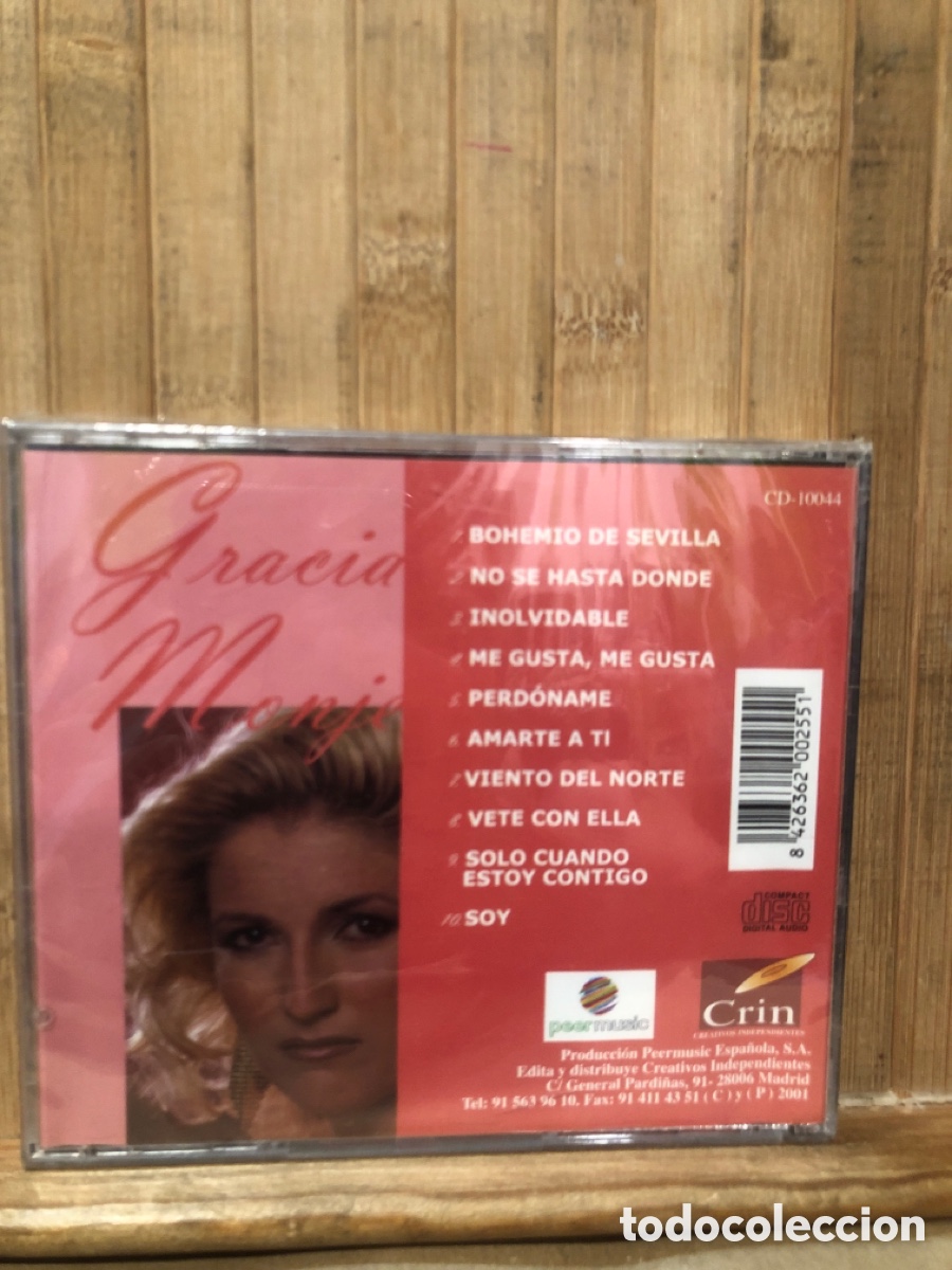 CDs de m&uacute;sica: Gracia Monje CD - Precintado - - Foto 2