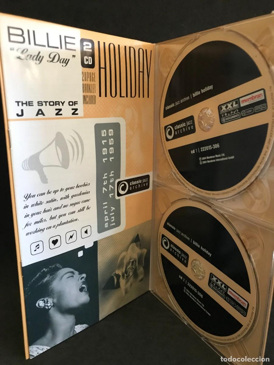 CDs de m&uacute;sica: Billie Holiday &ndash; Classic Jazz Archive - 2 CD - Documents - Foto 3