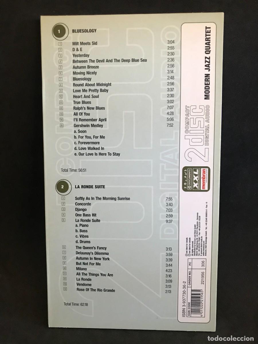 CDs de m&uacute;sica: Modern Jazz Quartet &ndash; MJQ 4 - Modern Jazz Archive- 2 CD - Documents - Foto 2