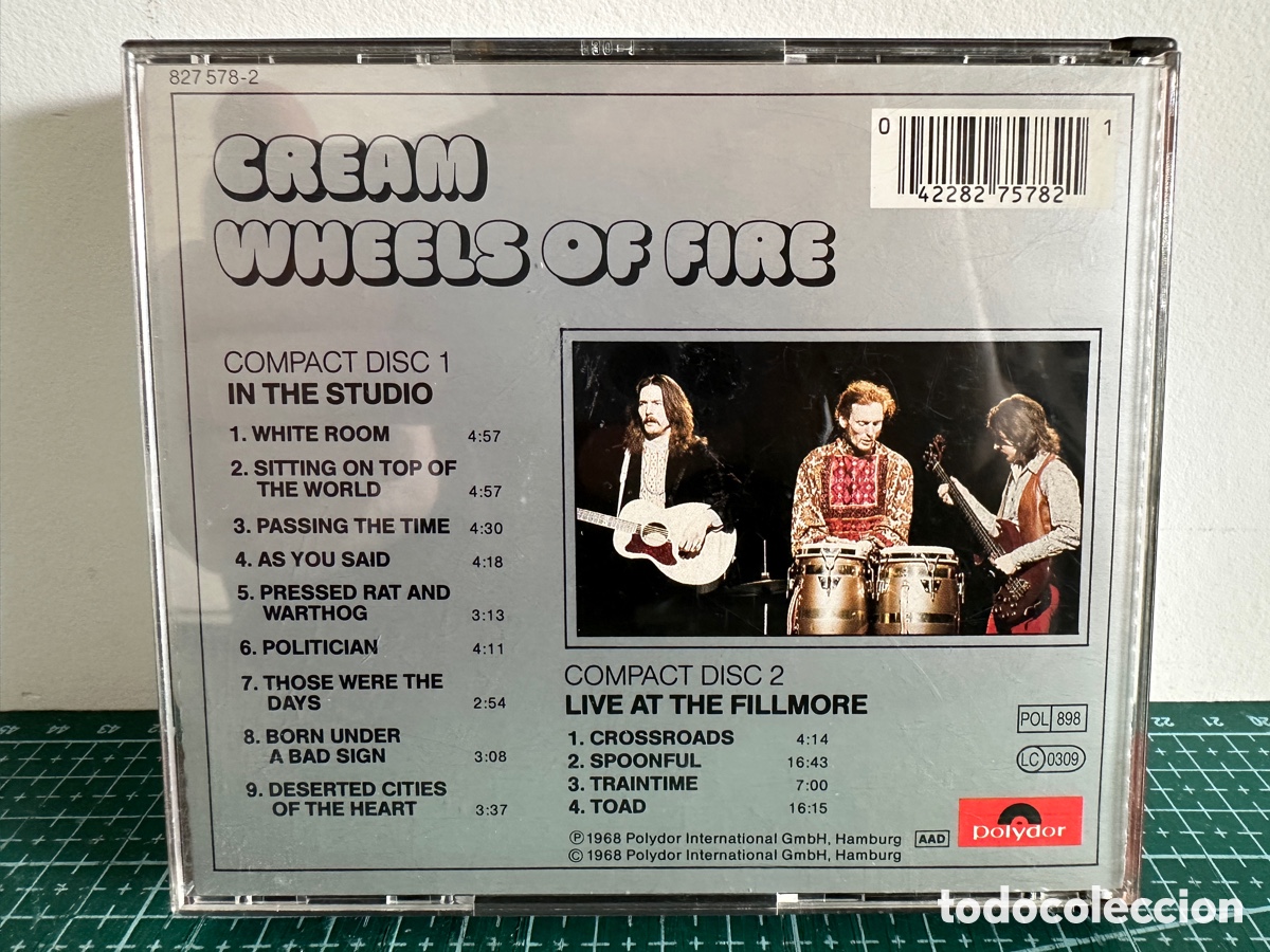 CDs de m&uacute;sica: Cream - Wheels Of Fire (2xCD) - Foto 3