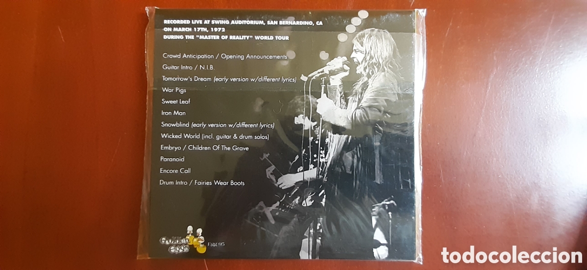 CDs de m&uacute;sica: Black Sabbath - San Bernardino - CD - Foto 2