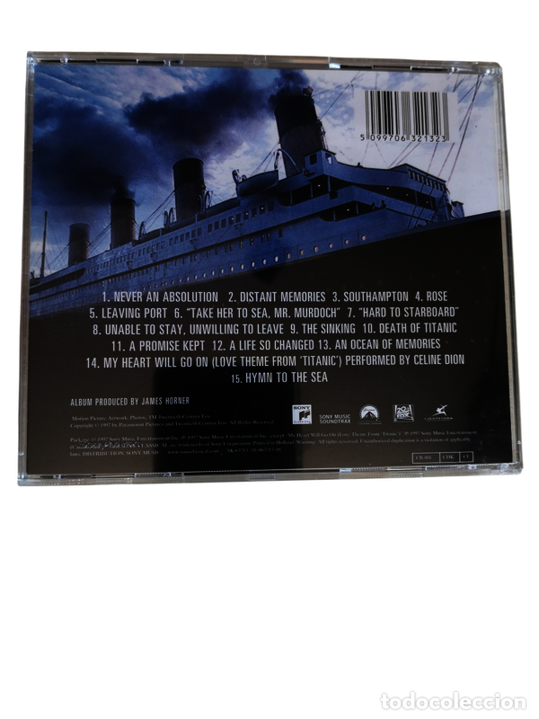 CDs de m&uacute;sica: SCD69 BSO Titanic CD SEGUNDA MANO - Foto 2