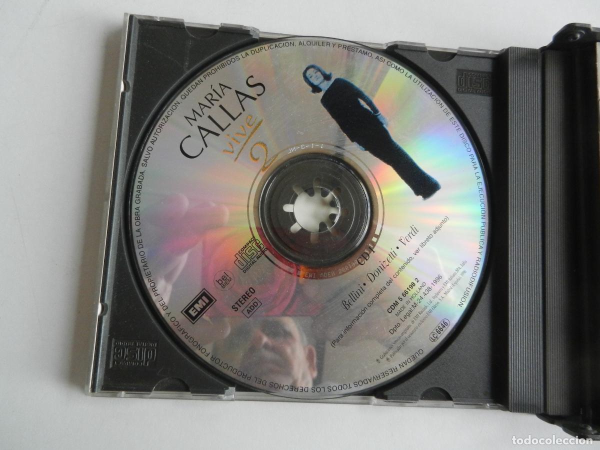 CDs de m&uacute;sica: MARIA CALLAS - VIVE 2- - 2 CD,S + LIBRETO - Foto 2