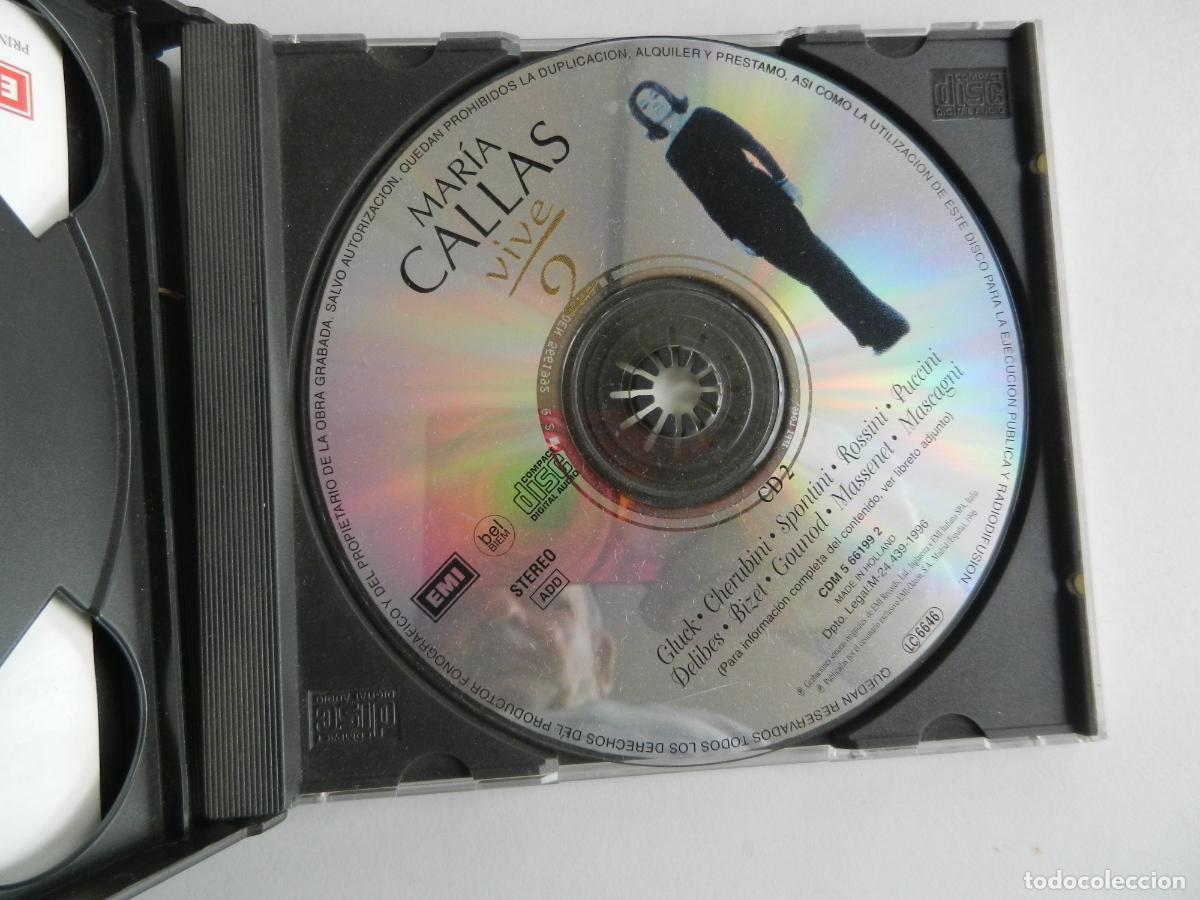 CDs de m&uacute;sica: MARIA CALLAS - VIVE 2- - 2 CD,S + LIBRETO - Foto 3