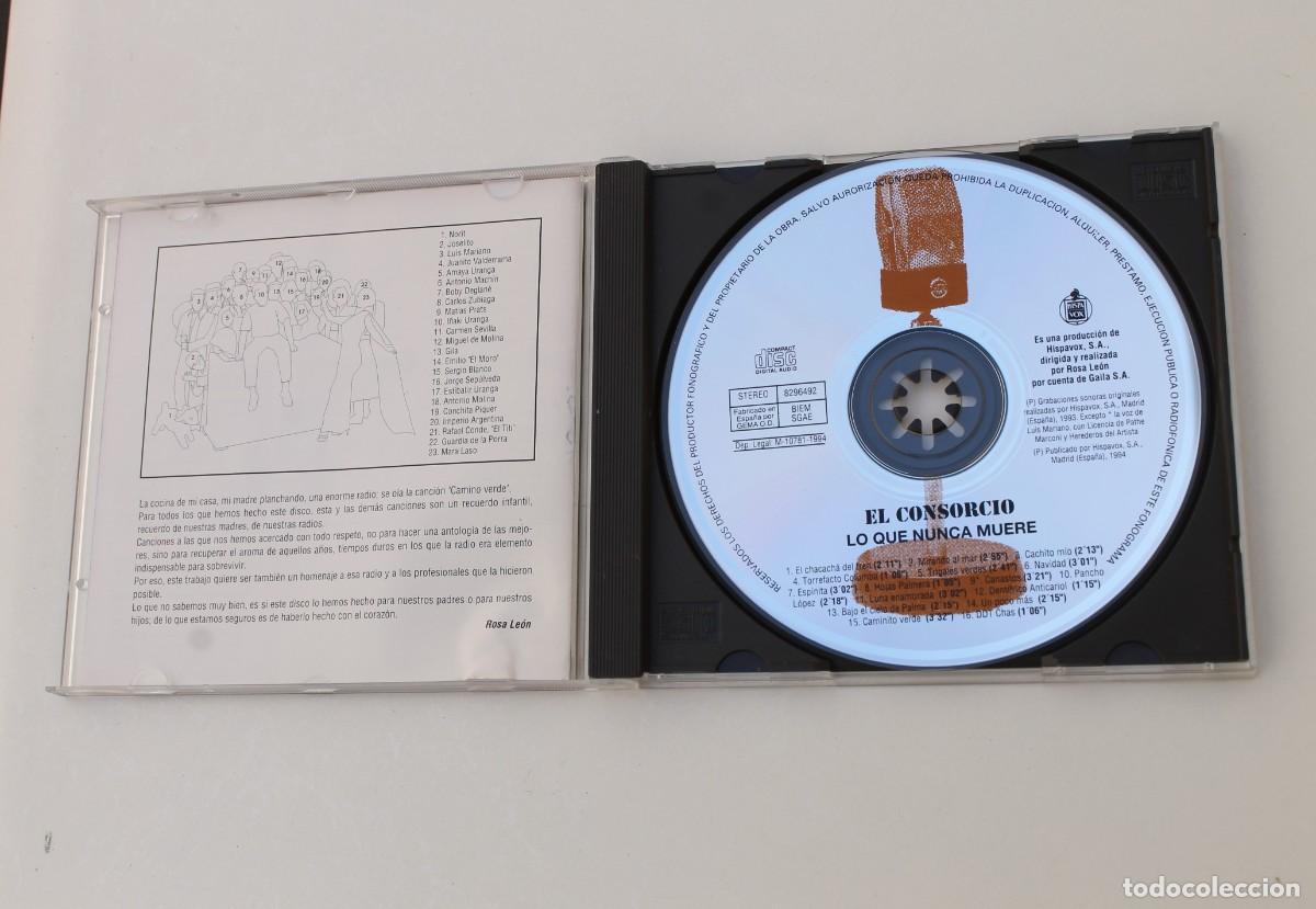 CDs de m&uacute;sica: CD- EL CONSORCIO, LO QUE NUNCA MUERE - Foto 3