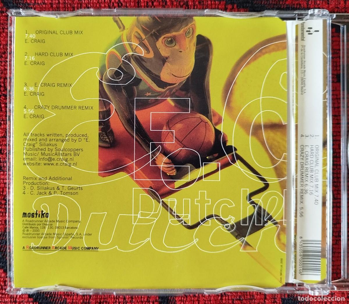 CDs de m&uacute;sica: E. CRAIG ** Dutch Drum Attack ** CD MAXI SINGLE 2000 - Foto 2