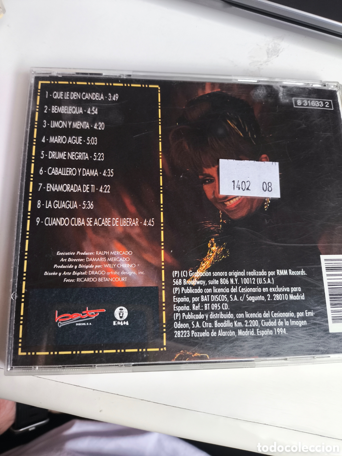 CDs de m&uacute;sica: Celia cruz.C.n.100.salsa cd - Foto 2