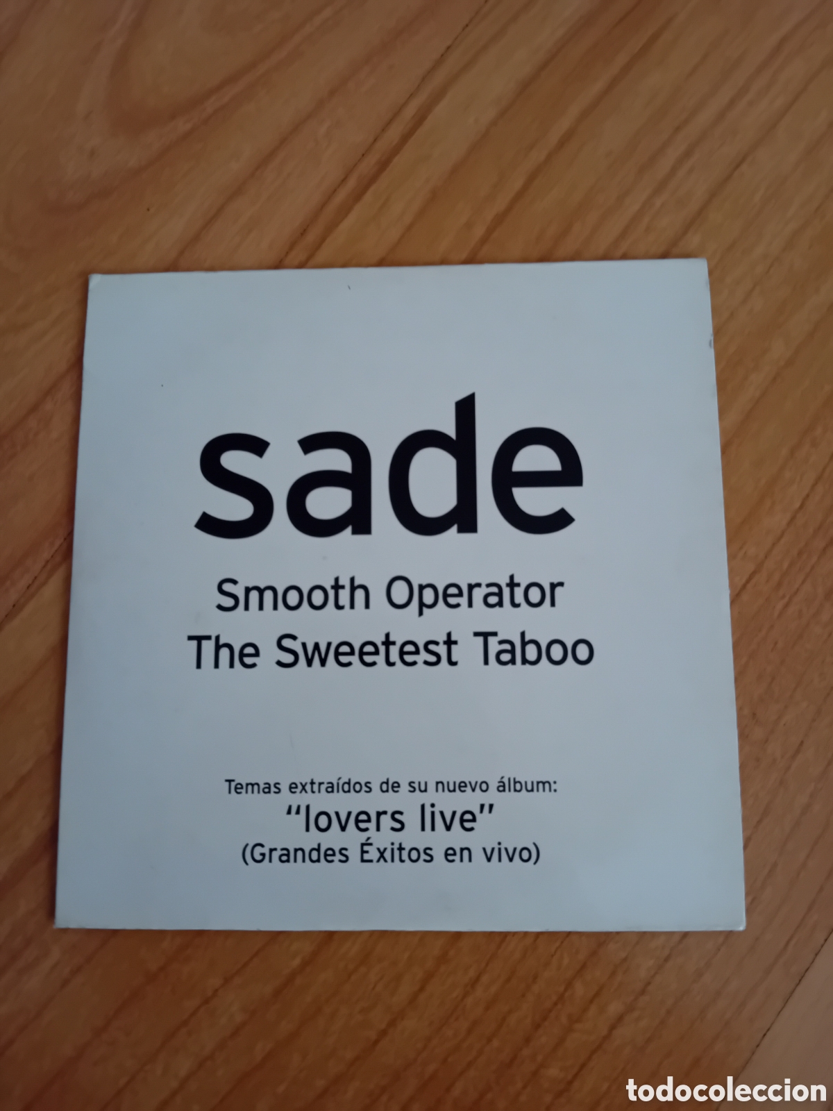 CDs de m&uacute;sica: SADE. SMOOTH OPERATOR. THE SWEETEST TABOO - Foto 1