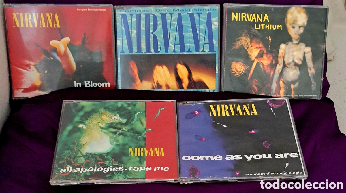 CDs de m&uacute;sica: NIRVANA LOTE 5 CDSINGLE - Foto 1