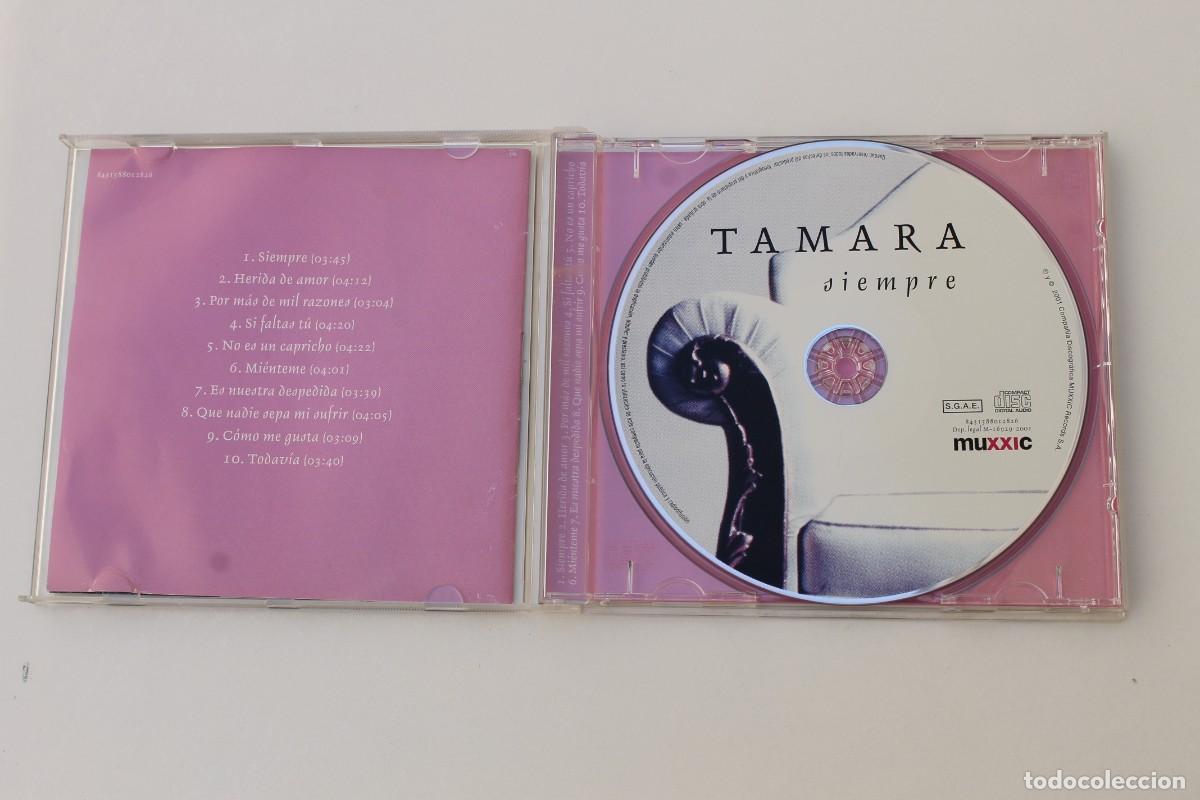 CDs de m&uacute;sica: CD- TAMARA, SIEMPRE- 2001 - Foto 2