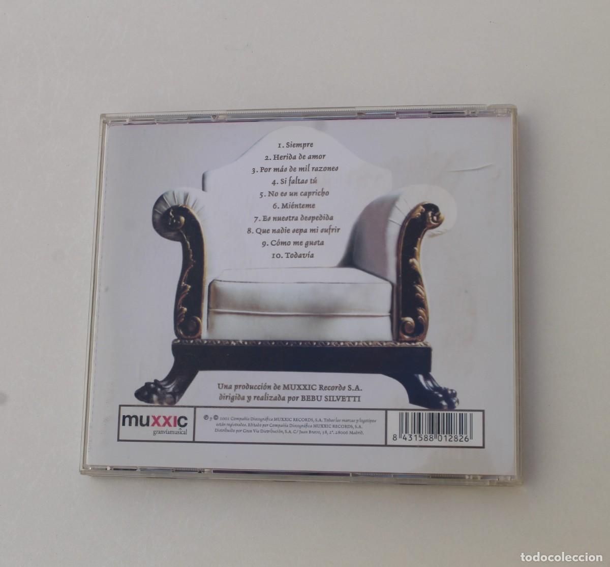 CDs de m&uacute;sica: CD- TAMARA, SIEMPRE- 2001 - Foto 3