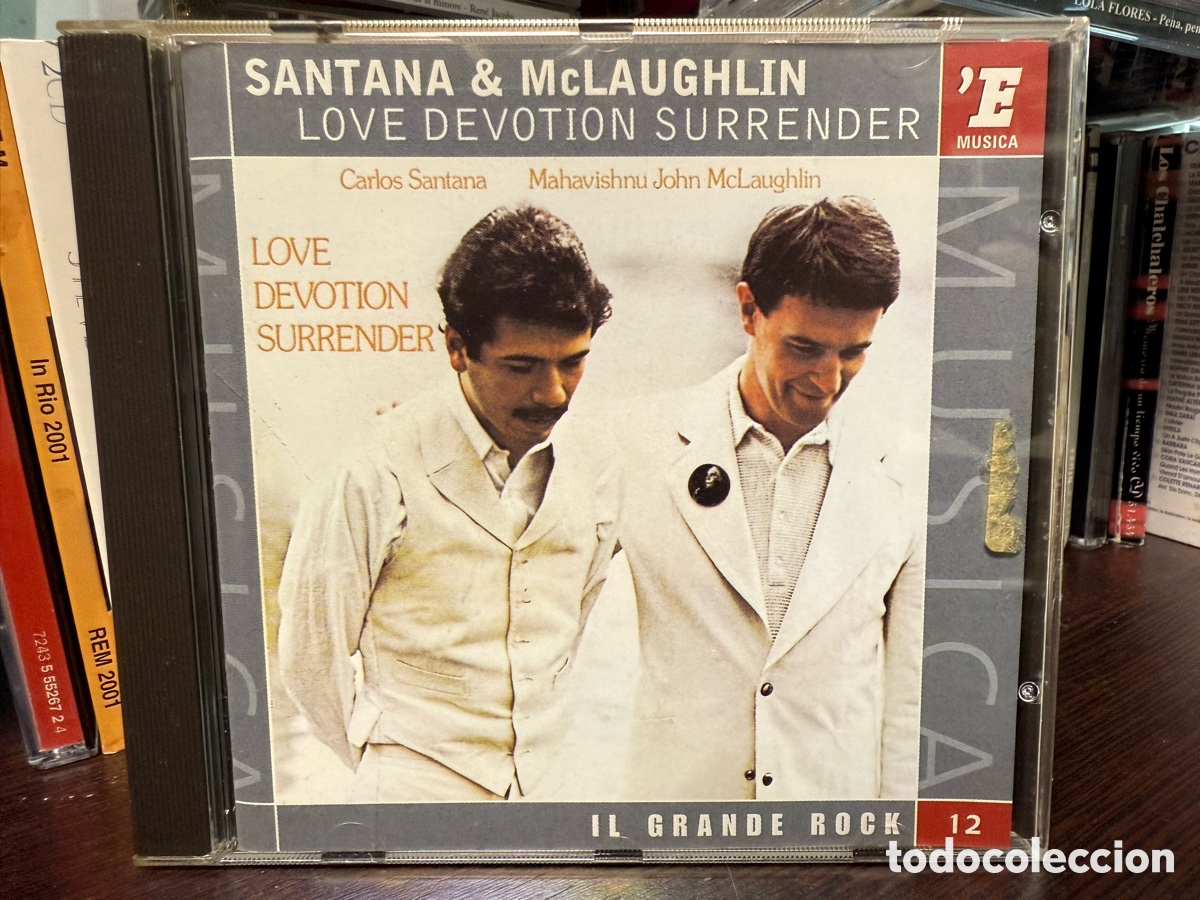 CDs de m&uacute;sica: Santana & John McLaughlin - Love Devotion Surrender (CD) - Foto 1