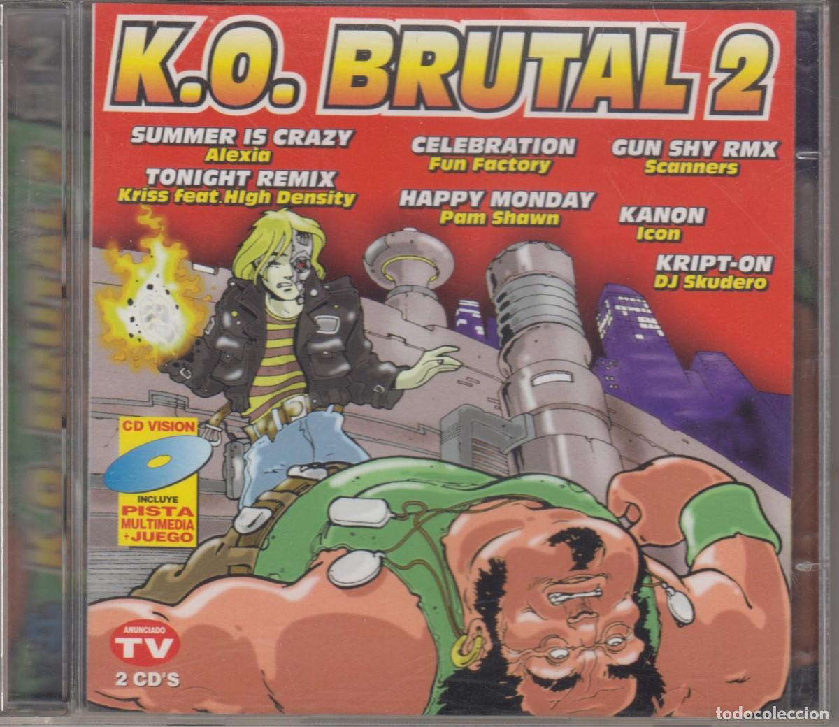 CDs de m&uacute;sica: KO Brutal 2 doble cd 1996 Bit Music - Foto 1