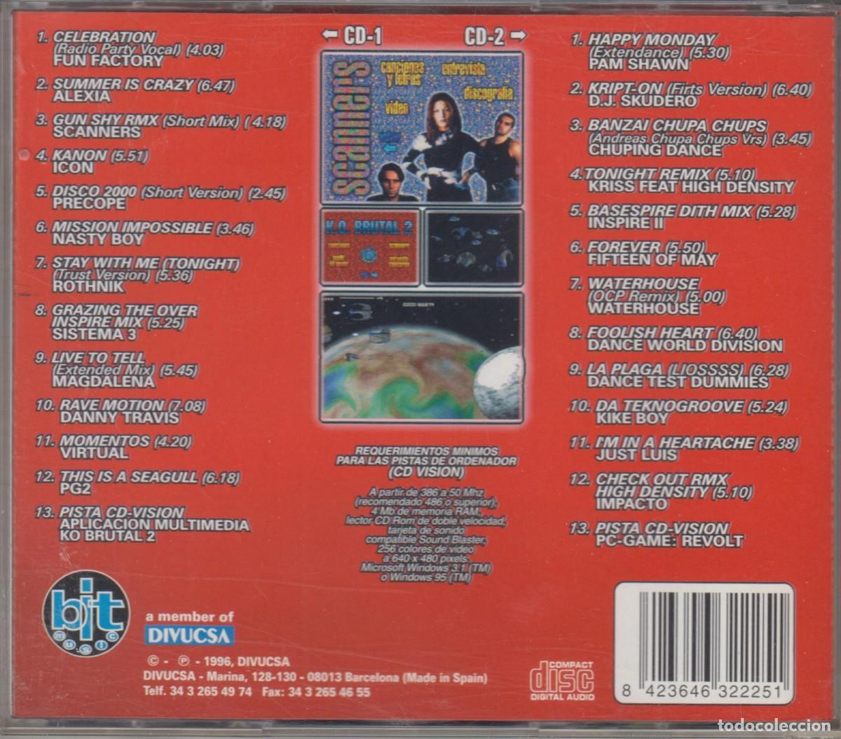 CDs de m&uacute;sica: KO Brutal 2 doble cd 1996 Bit Music - Foto 2