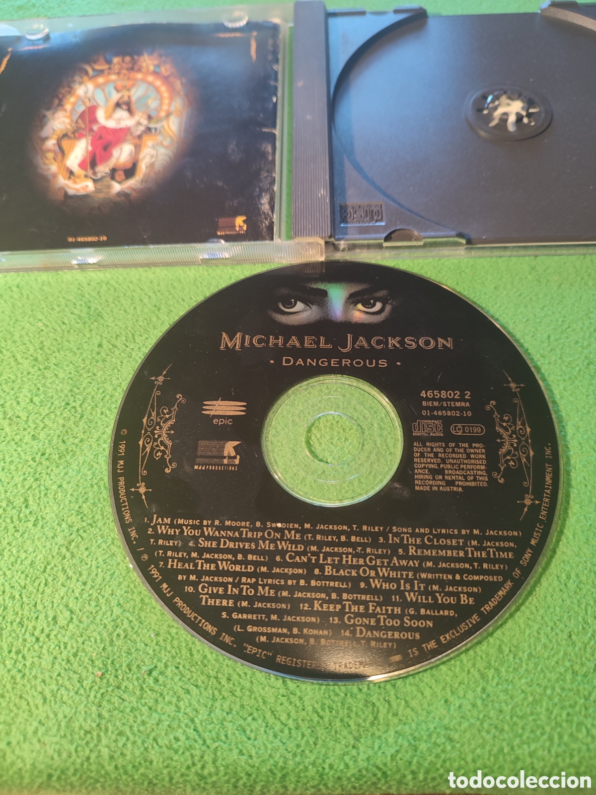 CDs de m&uacute;sica: Michael Jackson - Dangerous edici&oacute;n Austria - Foto 2