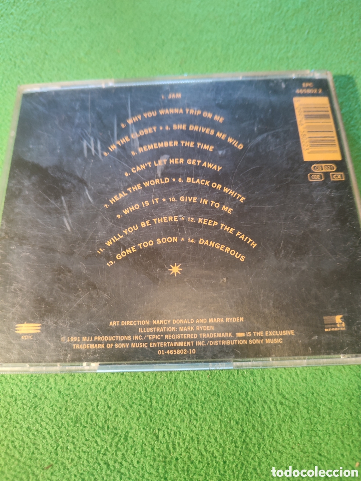 CDs de m&uacute;sica: Michael Jackson - Dangerous edici&oacute;n Austria - Foto 3