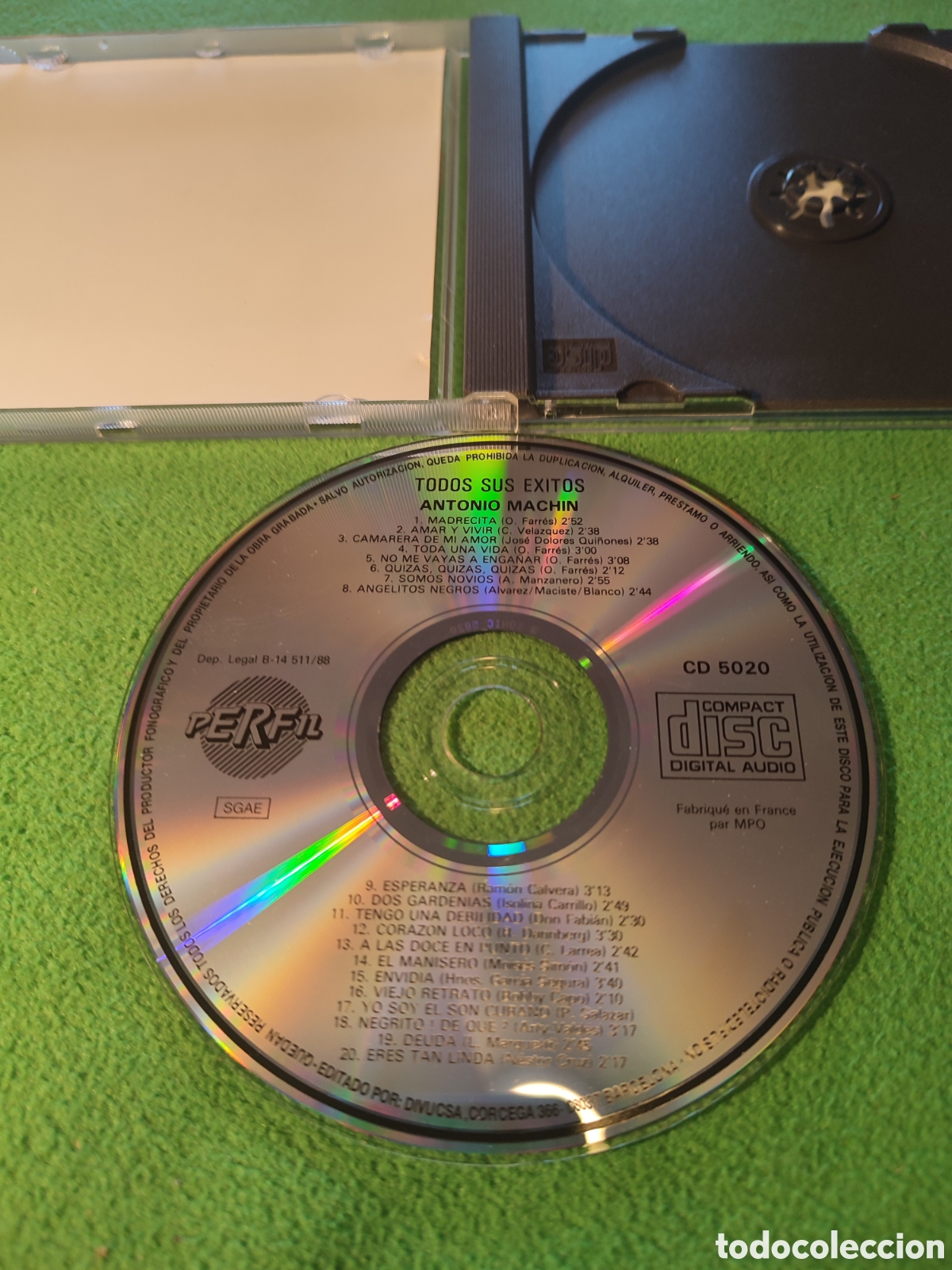 CDs de m&uacute;sica: Antonio Machin - Todos sus &eacute;xitos - Foto 2