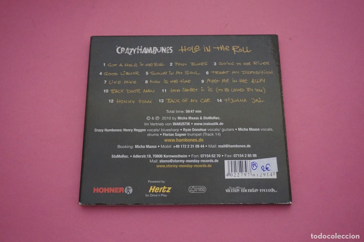 CDs de m&uacute;sica: CD - CRAZY HAMBONES - HOLE IN THE ROLL - DISCO COMO NUEVO - Foto 5