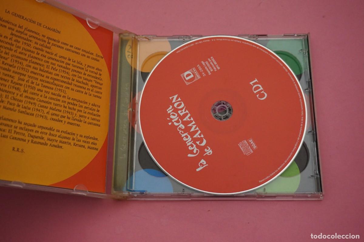 CDs de m&uacute;sica: CD - DOBLE CD - LA GENERACION DE CAMARON - Foto 2