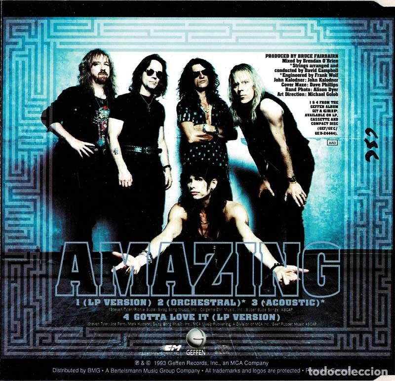 CDs de m&uacute;sica: Aerosmith - Amazing. CD Single - Foto 2