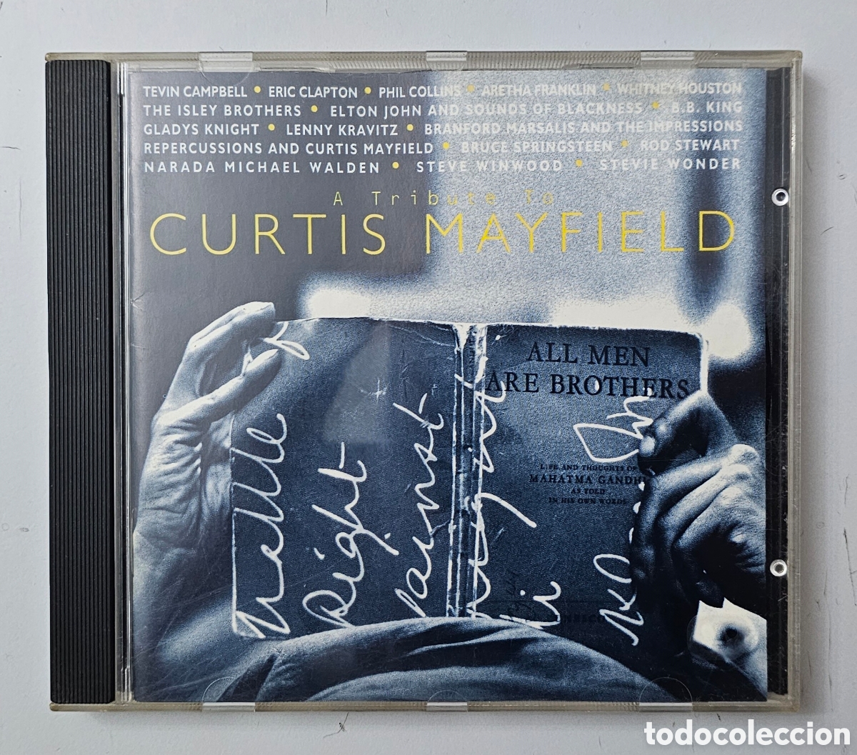 CDs de M&uacute;sica: CD A TRIBUTE TO CURTIS MAYFIELD (Alemania - Warner - 1994) + Libreto 10 p&aacute;g.