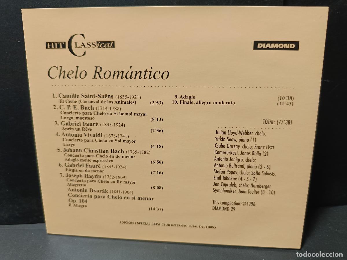 CDs de m&uacute;sica: Hit Classical Collection ● Chelo Rom&aacute;ntico ● CD , Compilation pepeto - Foto 2