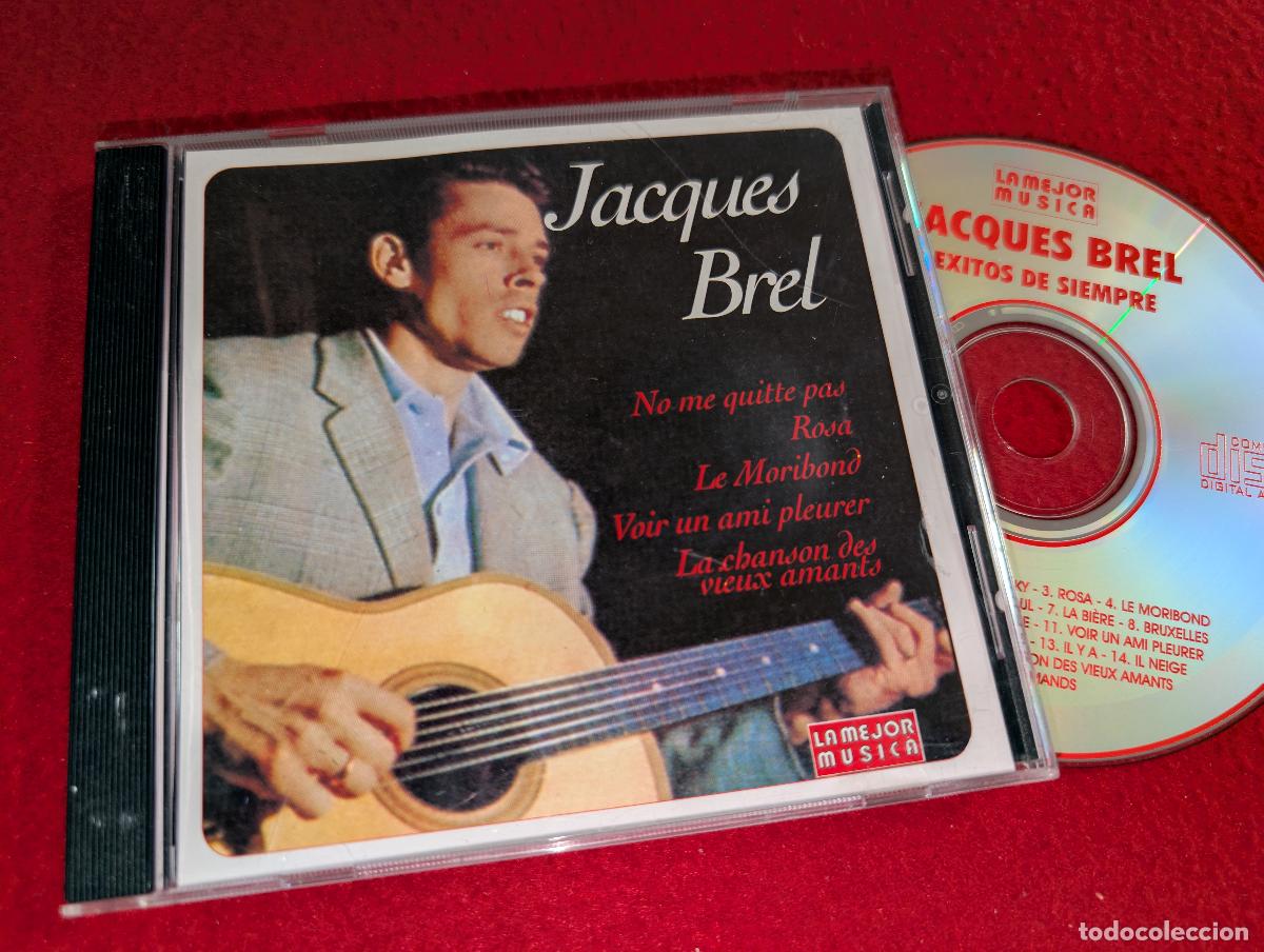 CDs de m&uacute;sica: JACQUES BREL Exitos de siempre CD 1995 La mejor musica - Foto 1