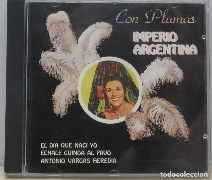 CDs de m&uacute;sica: IMPERIO ARGENTINA - CON PLUMAS - CD - Foto 1