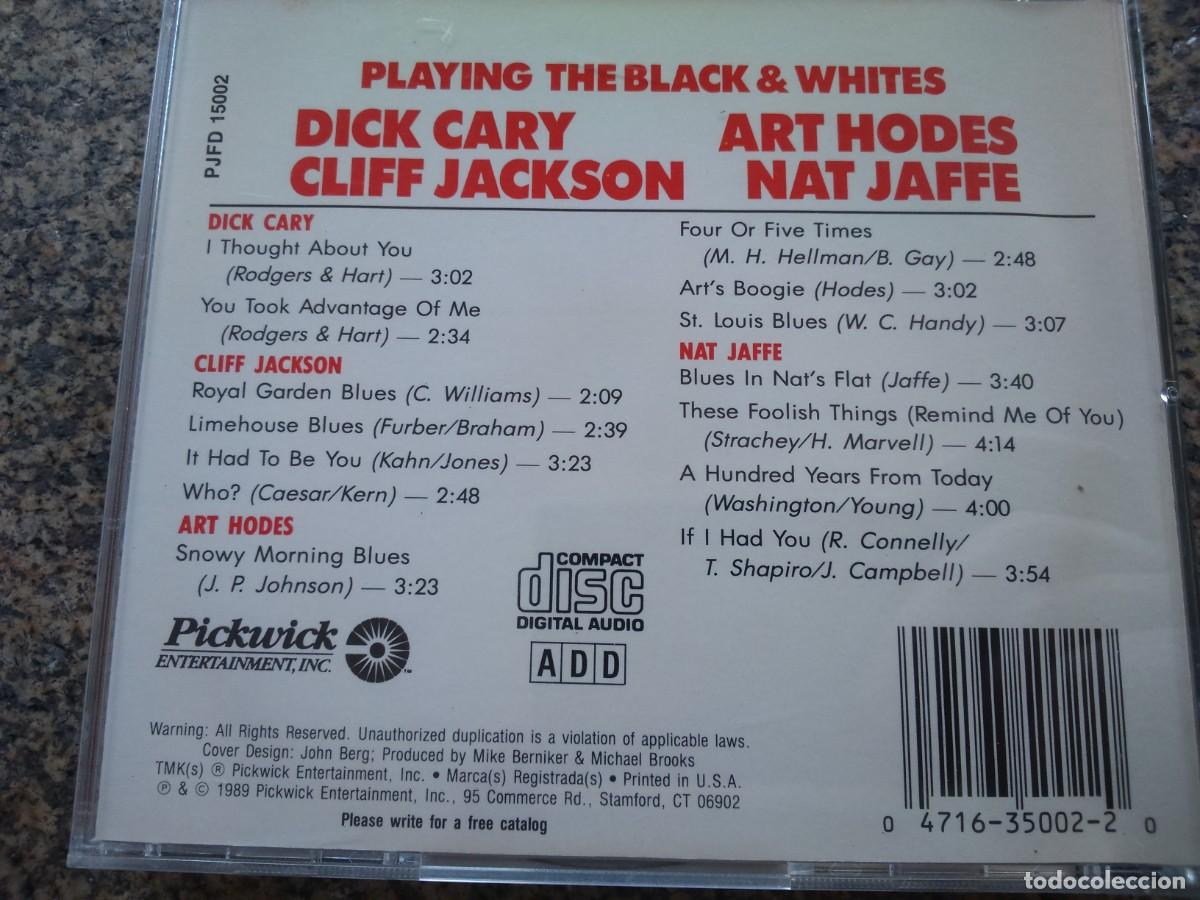 CDs de m&uacute;sica: CD -- PLAYING THE BLACK & WHITES -- - Foto 2