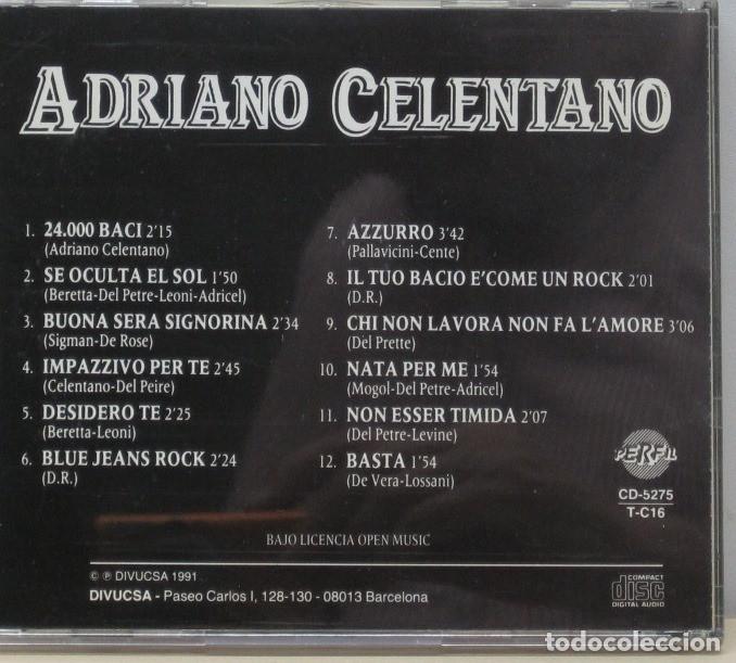 CDs de m&uacute;sica: ADRIANO CELENTANO - INOLVIDABLES N&ordm; 5 - CD - Foto 2