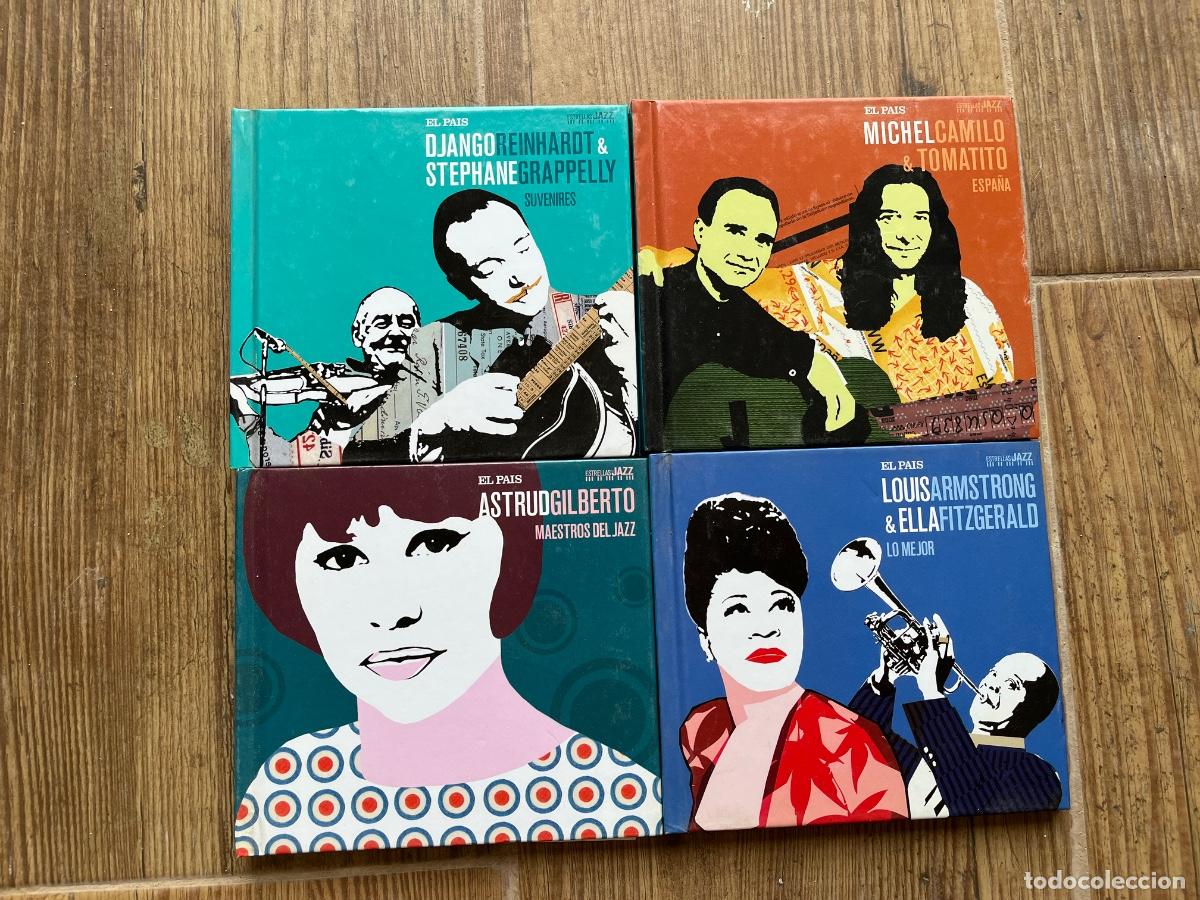 CDs de M&uacute;sica: 4 CD CON LIBRETO DE LA COLECCI&Oacute;N ESTRELLAS DEL JAZZ DE EL PA&Iacute;S