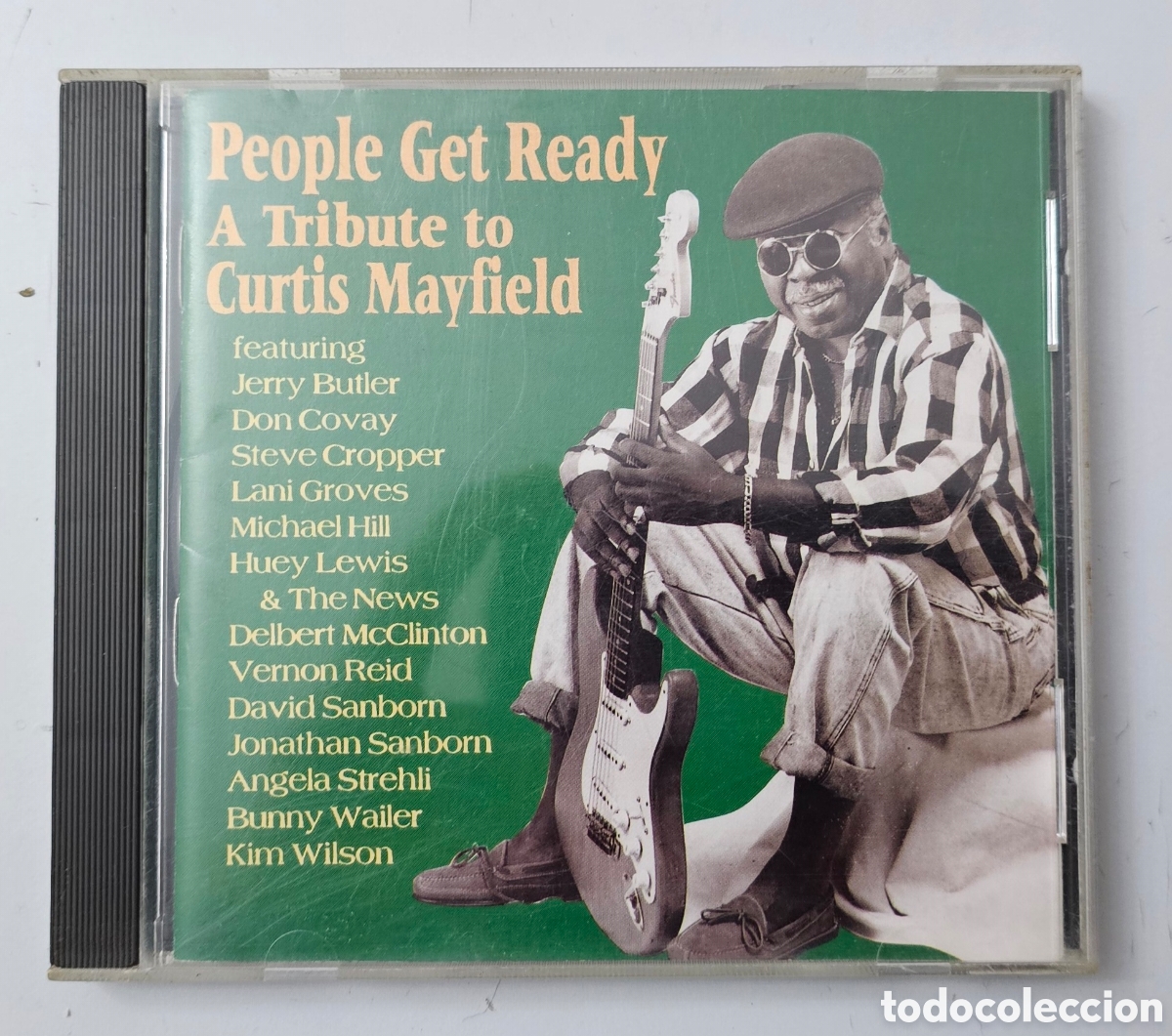 CDs de M&uacute;sica: CD PEOPLE GET READY: A TRIBUTE TO CURTIS MAYFIELD (US - Shanachie - 1993) + Libreto de 12 p&aacute;ginas