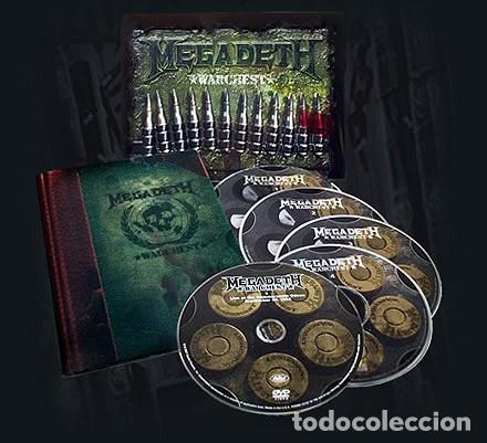 CDs de m&uacute;sica: MEGADETH WARCHES BOX 4 cd + dvd NUEVA PRECINTADA 2007 - Foto 4