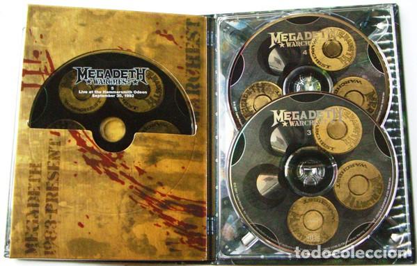 CDs de m&uacute;sica: MEGADETH WARCHES BOX 4 cd + dvd NUEVA PRECINTADA 2007 - Foto 13