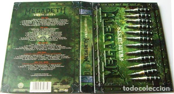 CDs de m&uacute;sica: MEGADETH WARCHES BOX 4 cd + dvd NUEVA PRECINTADA 2007 - Foto 15