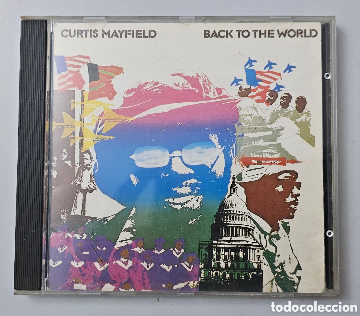 CDs de M&uacute;sica: CD CURTIS MAYFIELD - Back To The World (Portugal - Curtom/Movieplay Gold - 1988) 1st Press ('73 LP)
